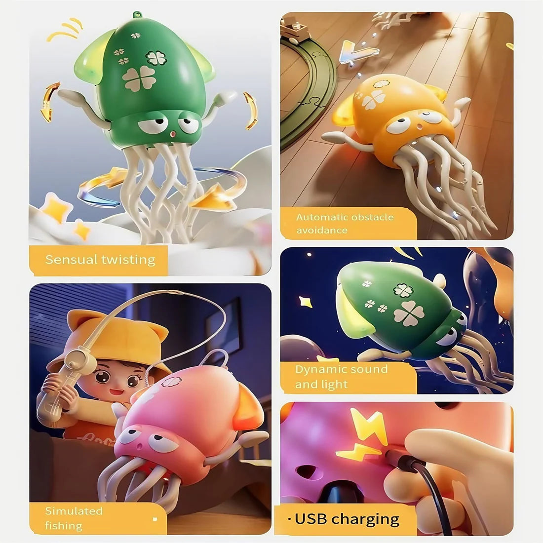 SillySquid™ Magical Dancing Octopus
