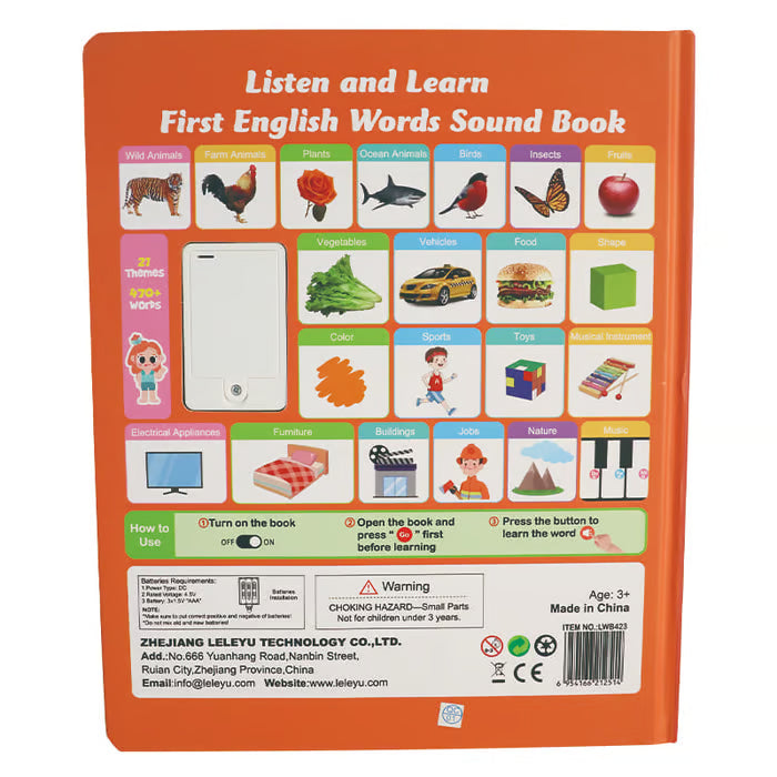 My First English Sound Toy™ - Perfect Educational Gift
